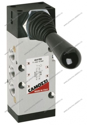 Распределитель CAMOZZI 464-900 5/3-1/4 ручной тумблер