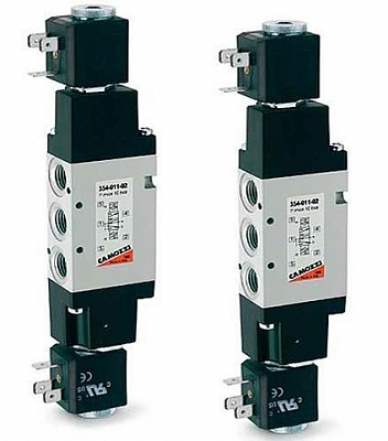 Распределитель CAMOZZI 334D-015-02 электро-пневматический