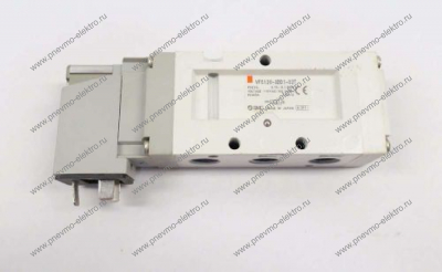 Распределитель SMC VF5120-4YOD1-03F 5/2 G3/8, 220/VAC