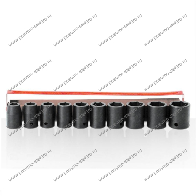 Набор ударных головок SUMAKE, 10 шт, SIS-4403 1/2"-11,12,13,14,16,17,19,21,22,24