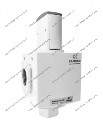 Клапан безопасности NXE2-1/4-V01 Camozzi 3/2 лин/поз, G1/4", ручной