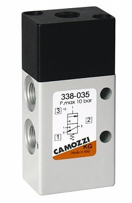 Распределитель CAMOZZI 334-035 3/2 пневматическое управление